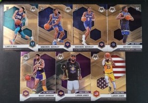 2020-21 Mosaic Basketball BASE with Rookies and Stars 201-300 You Pick the Card