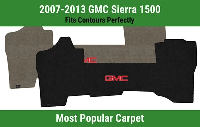 Alfombra de primera fila Lloyd Ultimat para GMC Sierra 1500 '07-13 con logotipo GMC 1 rojo Foto 1 de 4