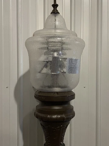 43" Vintage King Street Light, Post Lamp, LED Urban 120volt Cover