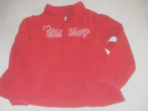 Girls Old Navy Fleece Top Red Size 5T NWT - Picture 1 of 2