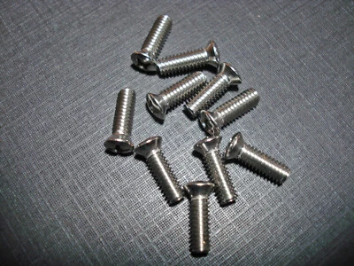 10 piezas para Plymouth Dodge 8-32 x 1/2" con #6 phillips cabeza ovalada tornillos de acero inoxidable  Foto 1 de 4
