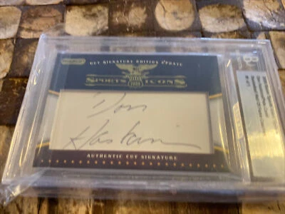 2009 Razor Sports Icons dual auto Don Haskins/Pete Carril cut auto 1/1 - Image 1 of 4