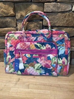 NWT  Vera Bradley Iconic Compact Weekender Travel Bag Tote Duffel Carry On - Image 1 of 4