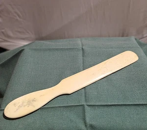 Vintage Knochen Seitenwender / Brieföffner - Bild 1 von 11