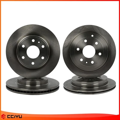 For BUICK ENCLAVE 2008 2009 2010 2011 2012 2013 - 2017 Front & Rear Brake Rotors Foto 1 de 4