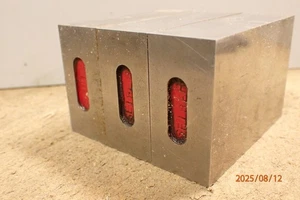 VINTAGE MACHINIST MADE 1,2,3 BLOCCHI JIG FIX SETUP TOOLING - Foto 1 di 9