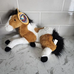 Circus Circus Las Vegas Reno Brown Black & White Horse Plush Stuffed Toy NWT - Picture 1 of 12