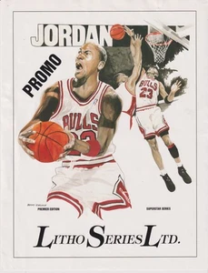 8.5X11 MICHAEL JORDAN LITHO SERIES LTD. PROMO - CHICAGO BULLS - Bild 1 von 1