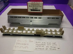 INCOMPLETE AS IS TRAIN STATION PRODUCTS KIT BUDD HI-LEVER CAR HO DAMAGED STIRRUP - Picture 1 of 17