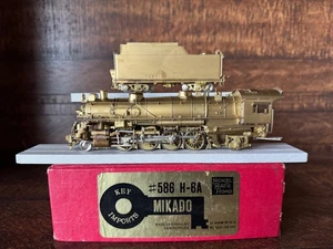 Key Imports HO Scale Brass Nickel Plate Road H-6A 2-8-2 Mikado #586 - Picture 1 of 7