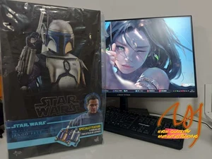 Hot Toys MMS589 Star Wars II Attack of The Clones 1/6 Jango Fett Figure In Stock - Picture 1 of 12