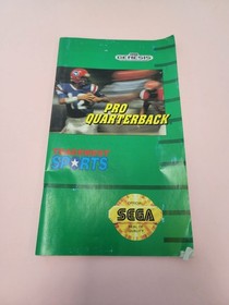 Pro Quarterback (SEGA Genesis) Authentic MANUAL ONLY