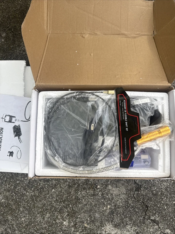 1000W 30000RPM Electric Flex Shaft Rotary Tool Foot Pedal Control Grinder - Image 1 of 1