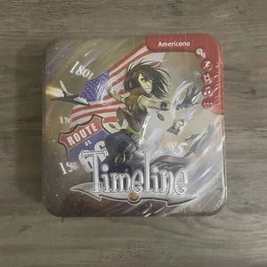 Timeline Americana History Card Game Tin 110 Cards Asmodee 2014 NEW SEALED - Picture 1 of 2