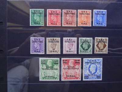 ВЕЛИКОБРИТАНИЯ - B.M.A. ИЗ ТРИПОЛИТАНИИ: 1948 MLH, MUH полный комплект SG T1-T13 - Изображение 1 из 2