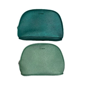 2 LA MER kleine Kosmetiktaschen Make-up Beutel - grün, türkis - Bild 1 von 21
