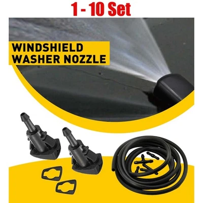 8-in-1 1-10Windshield Washer Squirter Nozzle Spray For Dodge Jeep Chrysler Ram - Imagem 1 de 4