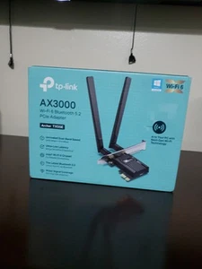 NEW TP-Link Archer TX55E | AX3000 Wi-Fi 6 Bluetooth 5.2 PCI Express PCIe Adapter - Bild 1 von 2