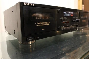 SONY TC-WR590 HIFI STEREO DOPPEL KASSETTEN DUAL CASSETTE DECK * JAPAN *GEWARTET* - Bild 1 von 16
