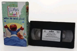 Sony Wonder/Sesame Workshop Elmo's World Wake Up with Elmo! VHS Tape 2002 - Picture 1 of 4