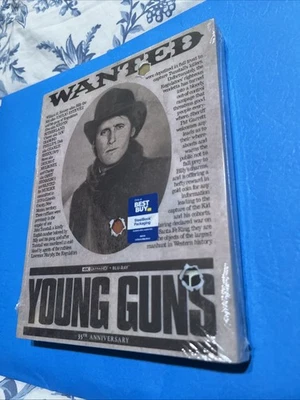 YOUNG GUNS - 35TH ANNIVERSARY (4K UHD + BLU-RAY - EXCLUSIVE STEELBOOK™ EDITION) Foto 1 de 4