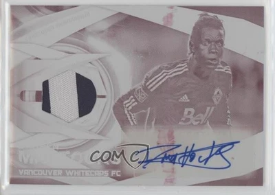 2015 Topps MLS Relics Printing Plate Magenta 1/1 Darren Mattocks Auto 2k3 - Image 1 of 3