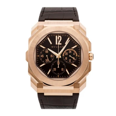 Reloj Bvlgari Octo Finissimo Cronógrafo GMT Oro Rosa Automático 43mm 103468 Foto 1 de 4