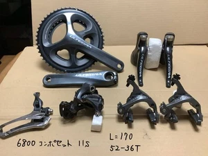 Shimano Ultegra 6800 11Spd 170mm 52/36T Mechanical Rim Brake Component Groupset - Picture 1 of 9