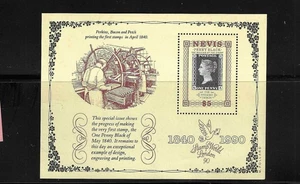 Nevis SC # 600 Penny Black 150th Anniversary . MNH - Picture 1 of 1