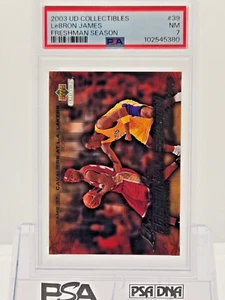 2003 UD Collectibles LeBron James Rookie Kobe Bryant #39 Freshman Season PSA 7 - Picture 1 of 2