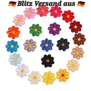 Flicken zum Aufbügeln Bügelflicken Aufbügler Blume Patches Stoff Aufbügelflicken - Bild 1 von 23