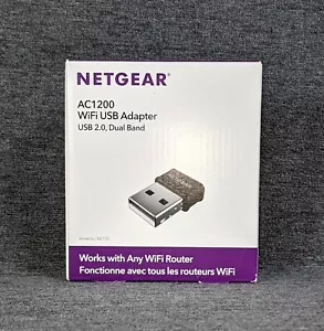 Netgear A6150-100PAS Ac1200 Wifi Usb Adapter (a6150100pas) Sealed - Picture 1 of 6