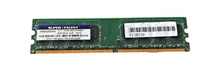 Super Talent T800UB2G/H Random Access Memory DDR2-800 PC6400 - Picture 1 of 1