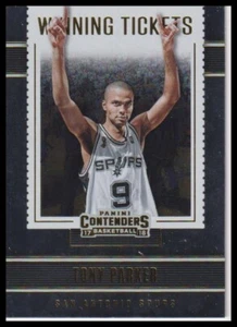 2017-18 Panini Contenders #15 Tony Parker Winning Tickets - Picture 1 of 2