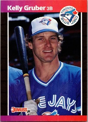 1989 Donruss - Kelly Gruber #113 *Denotes* Next to PERFORMANCE - Image 1 of 2