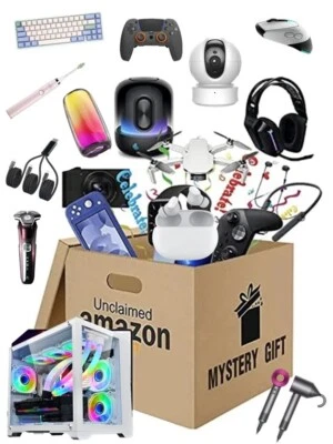 SCATOLA MISTERIOSA CON PRODOTTI ELETTRONICI ELETTRONICA BOX SORPRESA - Immagine 1 di 4