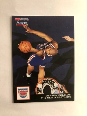 Bonita tarjeta de baloncesto Derrick Coleman SkyBox 1994 # HS17 hecha en EE. UU. Foto 1 de 4