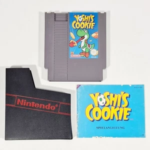 1994 Nintendo Entertainment System YOSHI'S Cookie Nes-Ch-Fra Pal Tetris Puzzler - Picture 1 of 6