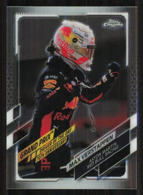 2021 Topps Chrome Formula 1 #167 Max Verstappen/Driver of the Day - Image 1 of 2