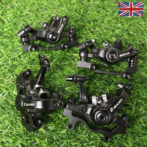 Pull Linear Mechanical Disc Brake Caliper Mountain Bike Front Rear IS/PM 160mm - Picture 1 of 18