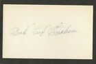 Dick Leif Errickson 3X5 Signed Auto Autographed Index Note Card Bees Cubs
