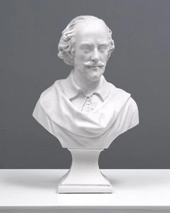 Escultura de busto de William Shakespeare - estatua de Shakespeare - hecha en Europa - Imagen 1 de 7
