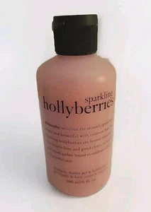 NEW Philosophy Sparkling Hollyberries Shampoo Shower Gel & Bubble Bath 6 fl oz - Bild 1 von 4