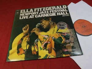 Ella Fitzgerald NEWPORT JAZZ FESTIVAL / LIVE AT CARNEGIE HALL CBS 68279 - 2 LP - Bild 1 von 5