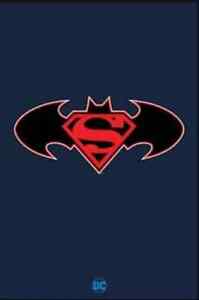 BATMAN SUPERMAN WORLDS FINEST 26 LOGO FOIL VARIANT NM