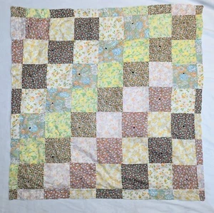 Handmade Patchwork Quilt Toile De Jouy Floral Blanket Reversible - Picture 1 of 7