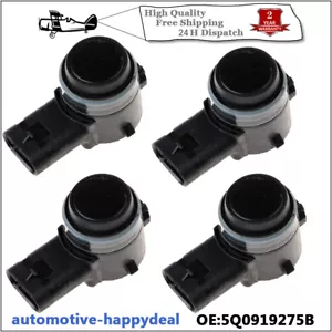 4PCS PDC Parking Sensor Front & Rear 5Q0919275B Fits For VW AUDI SEAT SKODA - Picture 1 of 7