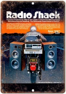 Radio Shack 1983 Electronics Catalog Cover Vintage Reproduction Metal Sign D36 - Picture 1 of 2