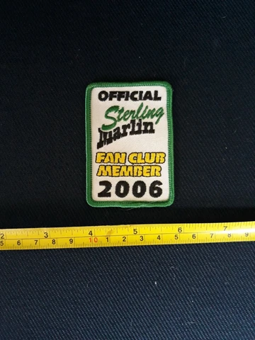 2006 Sterling Marlin Nascar fan club Patch  Vintage Cover