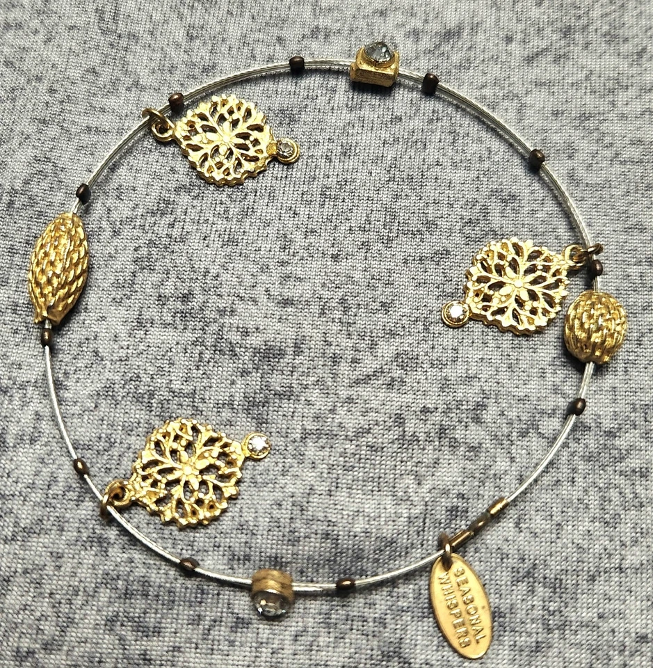 Pulsera Estacional Susurros Swarovsky Tono Dorado  Foto 1 de 1